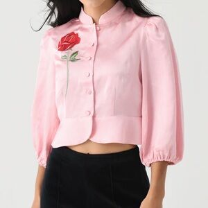 Kitri Bettina Embroidered Top